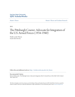 Advocate for Integration of the US Armed Forces