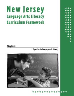 Language Arts Literacy, Vignettes for Language Arts Literacy