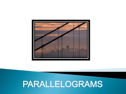 Naming Parallelograms