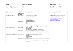 Subject - Painsley Catholic College