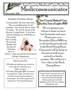 Medicommunicator - Iron County Medical Care Facility