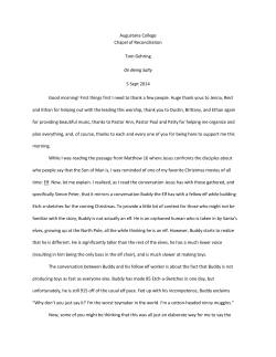 First things first I need to tha