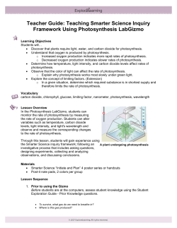 Teacher Guide: Teaching Smarter Science Inquiry Framework Using