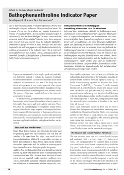 Bathophenanthroline Indicator Paper