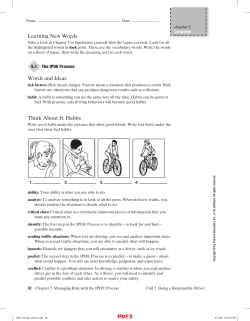 Learning New Words Words and Ideas Think About It