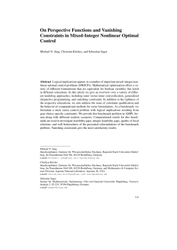 On perspective functions and vanishing constraints in