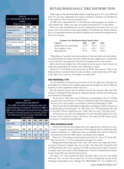 retail/wholesale tire distribution