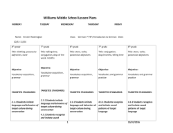 Lesson Plan...31st of October