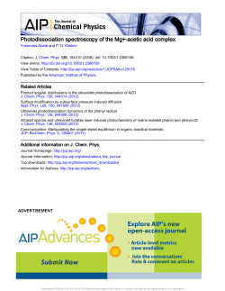 Photodissociation spectroscopy of the Mg+