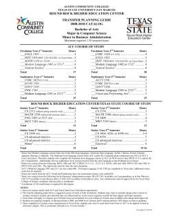 austin community college/southwest texas state university
