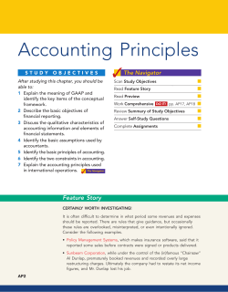 Accounting Principles - Suffolk County Community College