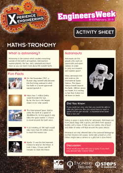 Maths-Tronomy - Discover Primary Science