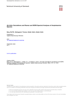 Ab Initio Calculations and Raman and SERS Spectral