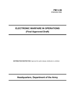 Electronic Warfare