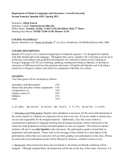 Department of Modern Languages and Literature | Carroll University