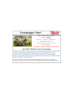 May - Tour Of Grasshopper