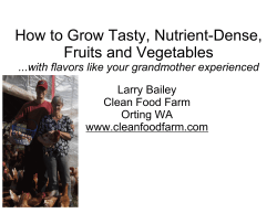 How to grow nutrient dense veg PPT
