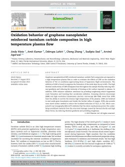 Oxidation behavior of graphene nanoplatelet reinforced tantalum