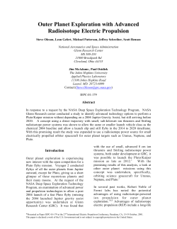 Outer Planet Exploration with Advanced Radioisotope Electric
