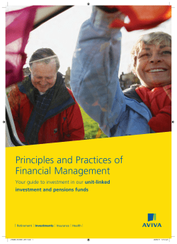 Principles and Practices of Financial Management