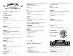 Menu PDF