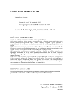 Elizabeth Bennet: a woman of her time