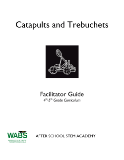 Facilitator Guide &ndash; Catapults and Trebuchets