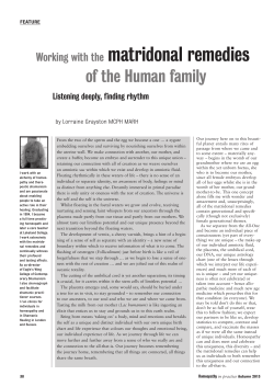 Matridonal Remedies Lorraine Grayston