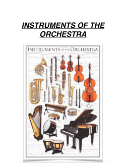 Instruments of the Orchestra