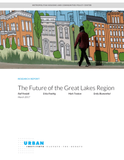 The Future of the Great Lakes Region