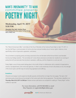 Mans Inhumanity Poetry Night April 19th