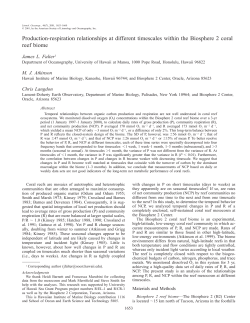 FALTER, JAMES L., M. J. ATKINSON, AND CHRIS LANGDON