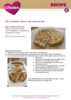 Mrs Crimbles cheese and onion bread