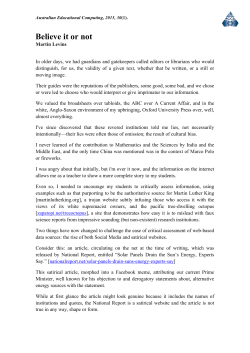 Print this article - Australian Council for Computers in Education