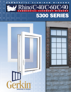 Rhino C-40/C-60/C-90 - Gerkin Windows by Rhino Austin