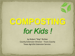 Composting for Kids - Aggie Horticulture