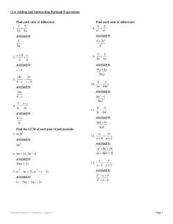 Find each sum or difference.