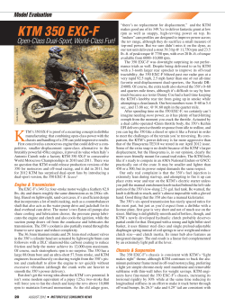 KTM 350 EXC-F - Motorcycle Consumer News