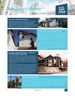 San Jose`s History