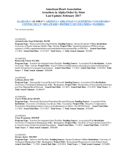 AL, AK, AZ, AR, CA, CO, CT, DE, DC, FL