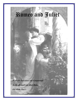 Romeo and Juliet - Mid-State Special Education