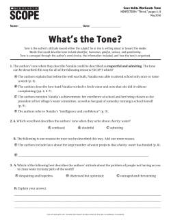 Tone - WTPS.org