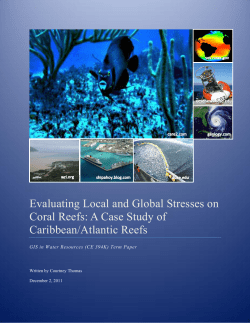 Stresses on Caribbean coral reefs