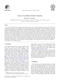 Loess of southern South America