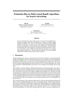 Estimation Bias in Multi-Armed Bandit Algorithms for Search