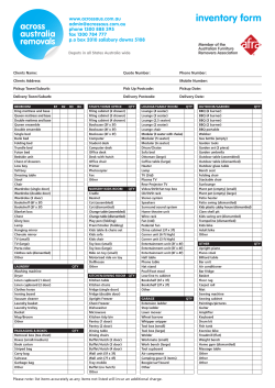 Quote Number - Across Australia Removals