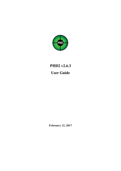PHD2 v2.6.3 User Guide
