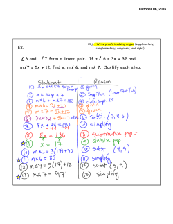 6 and 7 form a linear pair. If m 6 = 3x + 32 and m 7 = 5x + 12, find x