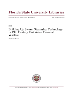 Building Up Steam: Steamship Technology In 19th Century East