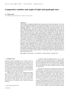 Comparative statistics and origin of triple and quadruple stars